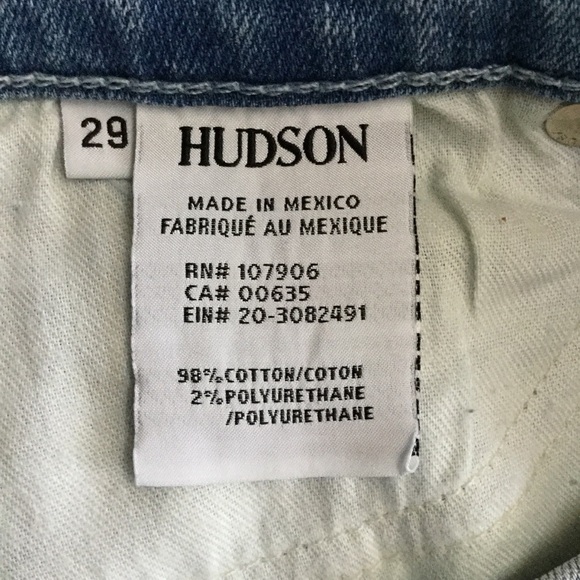 Hudson Blue Nico Ankle Super Skinny Jeans 29 - Picture 7 of 8